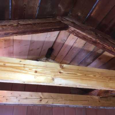 Oprava krovu střechy - Stav po ošetření