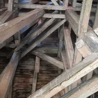 Oprava věžovité konstrukce střechy - Původní stav